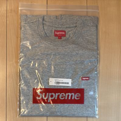 Supreme Small Box Tee ヘザーグレー