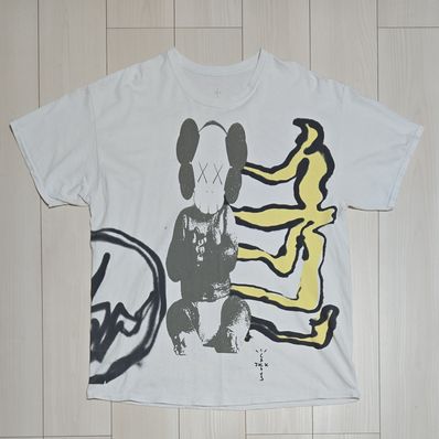 Travis Scott Cactus Jack x KAWS For Fragment Tee "White"