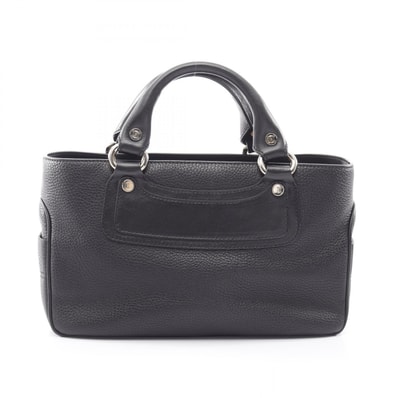 セリーヌ CELINE ブギーバッグ ハンドバッグ バッグ レザー レディース ブラック系 【中古】