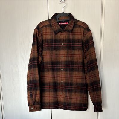 Supreme Lined Flannel Snap Shirt "Black"
