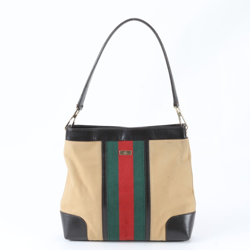 B (目立った傷や汚れなし)】□美品 グッチ シェリー ライン 001 4231