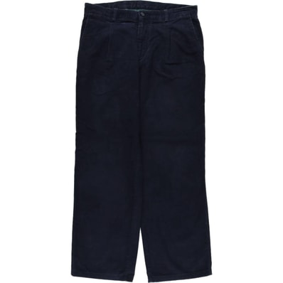 古着 ラコステ LACOSTE ワンタック コーデュロイパンツ メンズw33相当/eaa594911