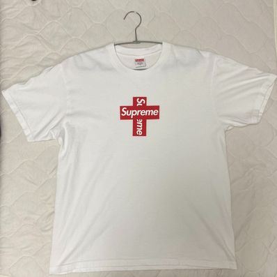 Supreme Cross Box Logo Tee "White"