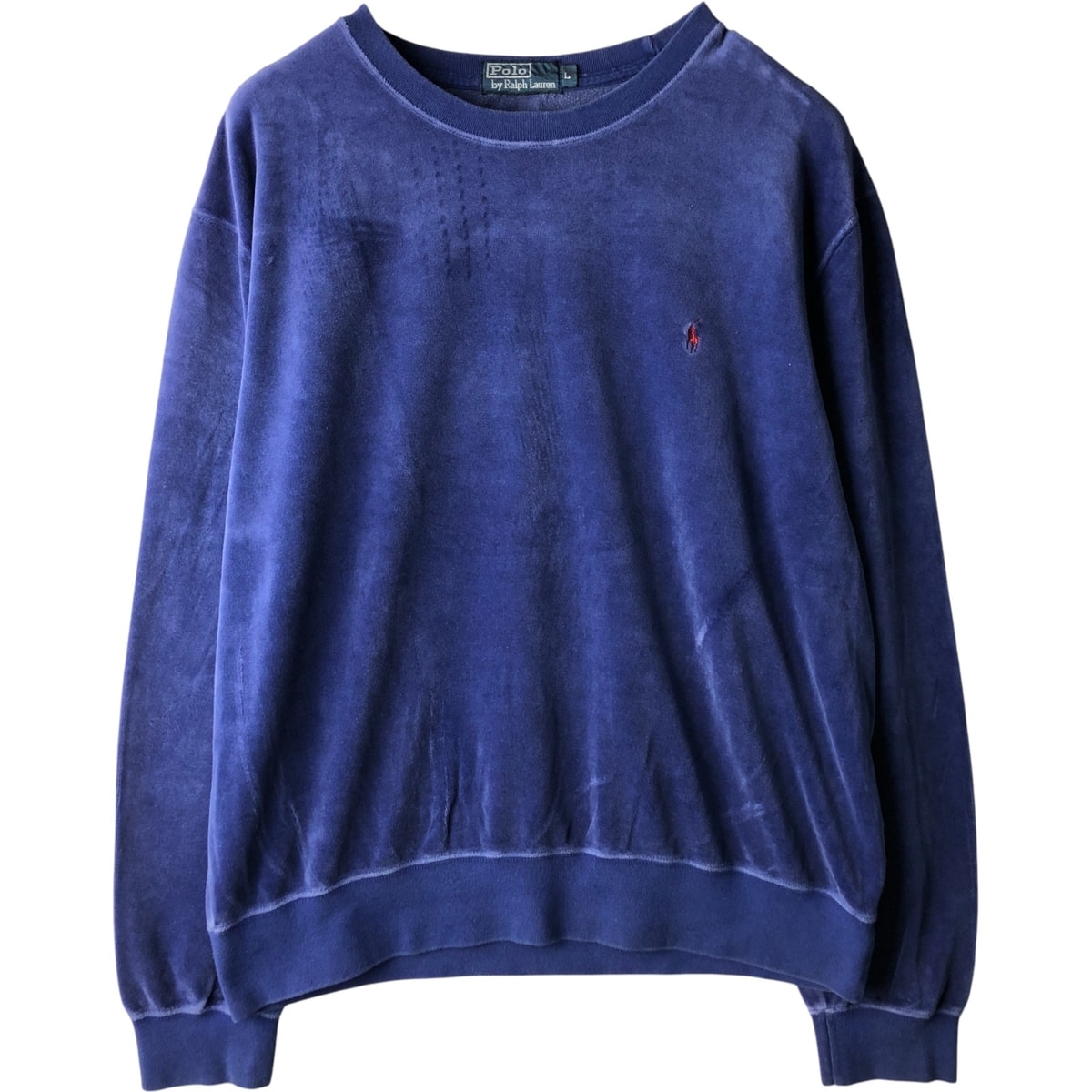 古着 ラルフローレン Ralph Lauren POLO by Ralph Lauren ワンポイントロゴスウェットシャツ トレーナー メンズL相当/eaa595204