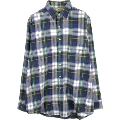 古着 80年代 エルエルビーン L.L.Bean 長袖 フランネルチェックシャツ USA製 メンズM相当/eaa675637