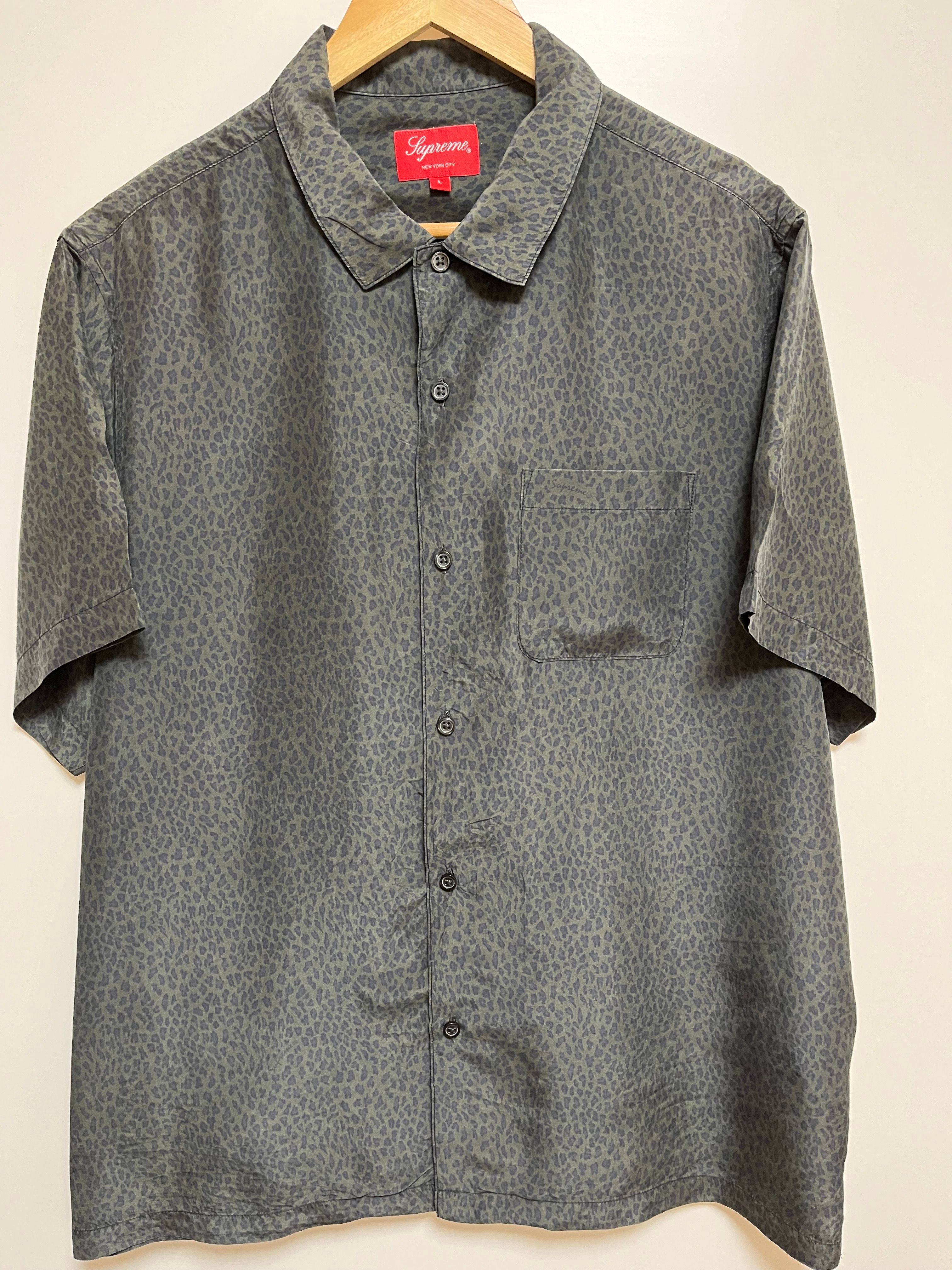 Supreme Leopard Silk S/S Shirt 