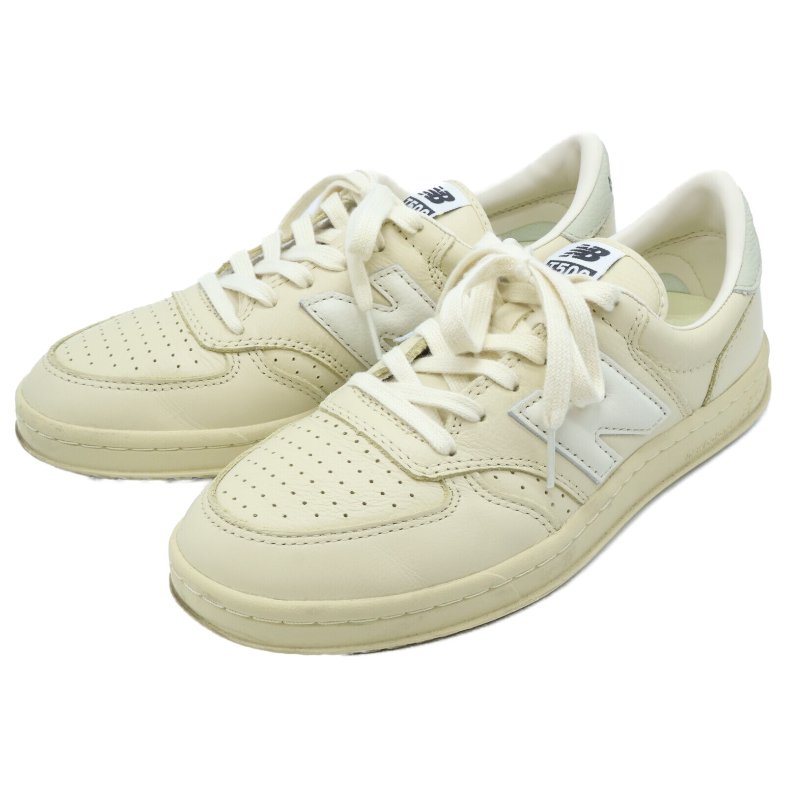 ニューバランス 【×AURALEE】CT500AL VINTAGE IVORY/ヴィンテージアイボリー レザー スニーカー 26.5
