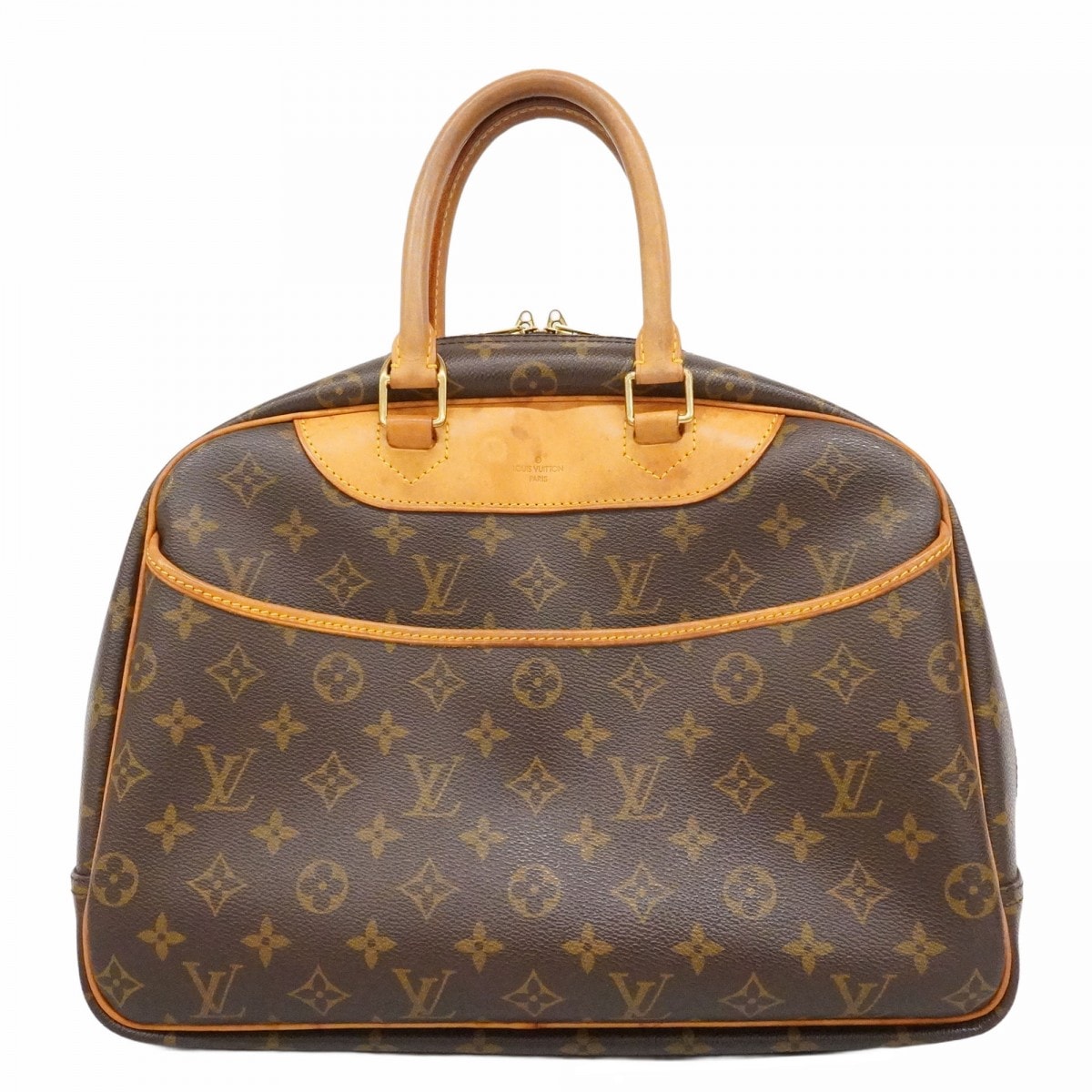 【6dc3978】ルイヴィトン ハンドバッグ モノグラム ドーヴィル M47270 ブラウン【中古】レディース