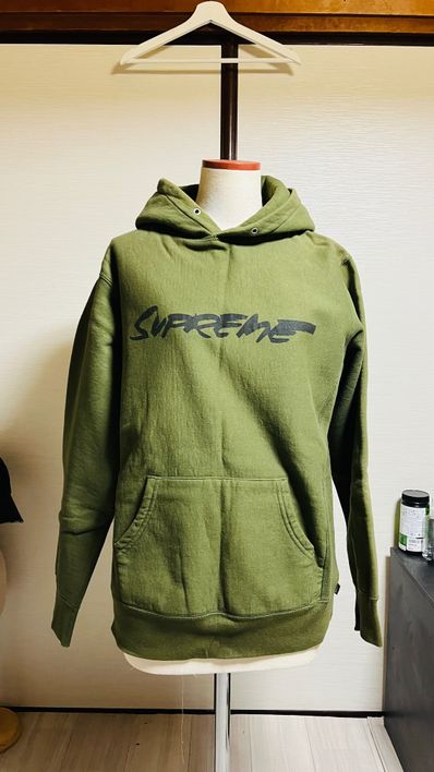 Supreme Futura Logo Pullover Hoodie "Khaki"