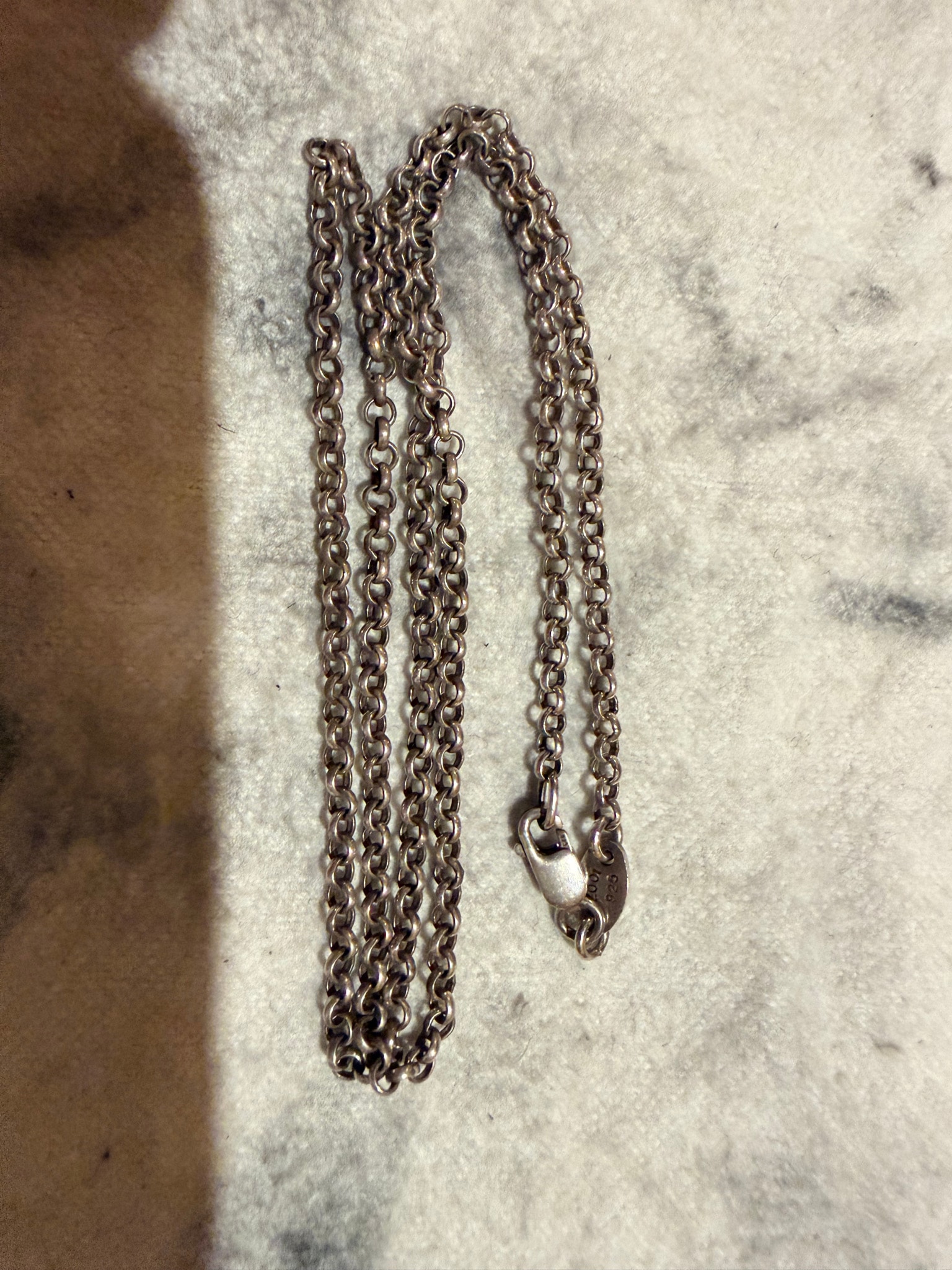 Chrome Hearts Roll Chain Necklace "Silver"