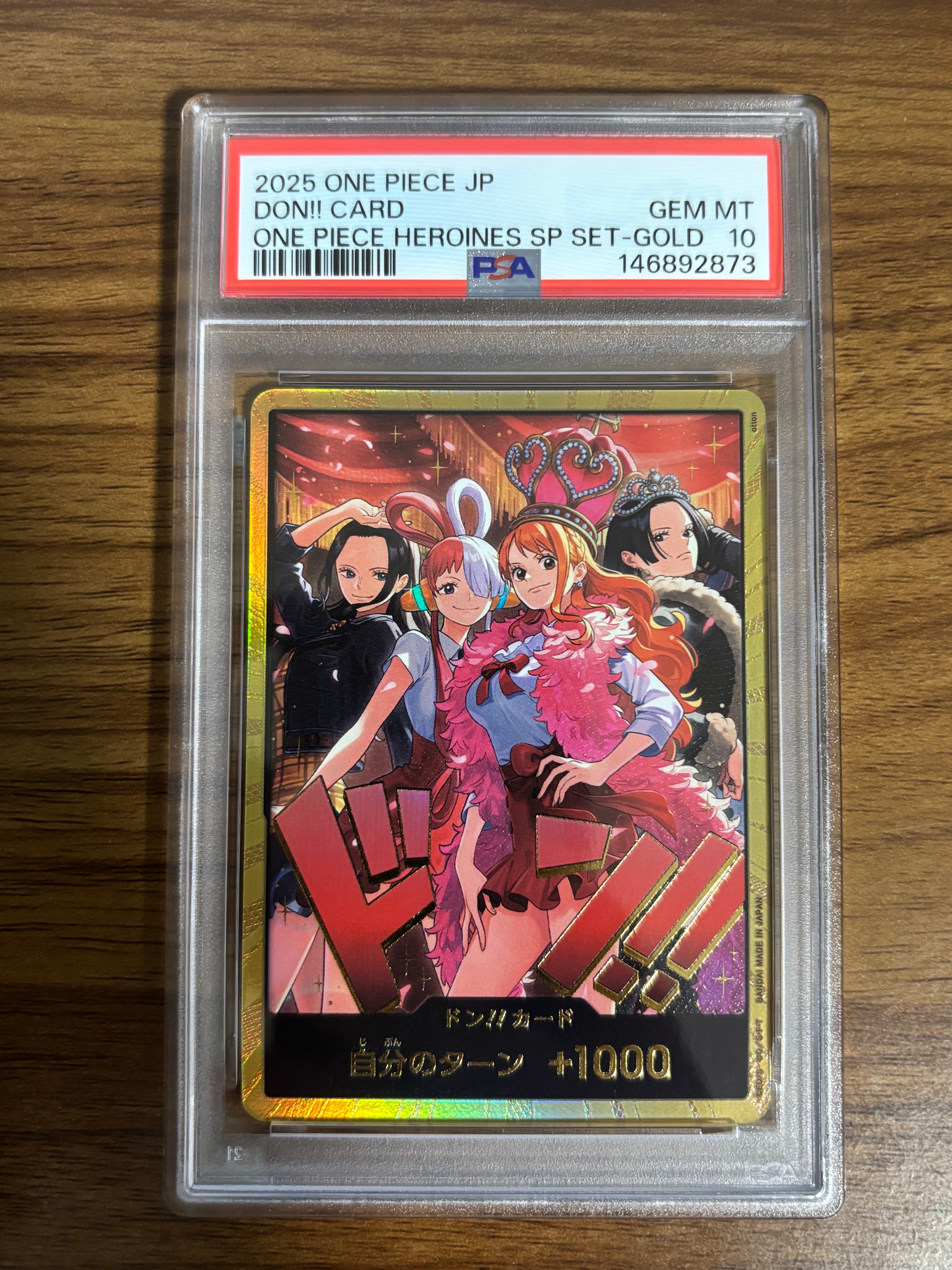 PSA10】ドン!!カード : ロビン&ウタ&ナミ&ハンコック スーパーパラレル