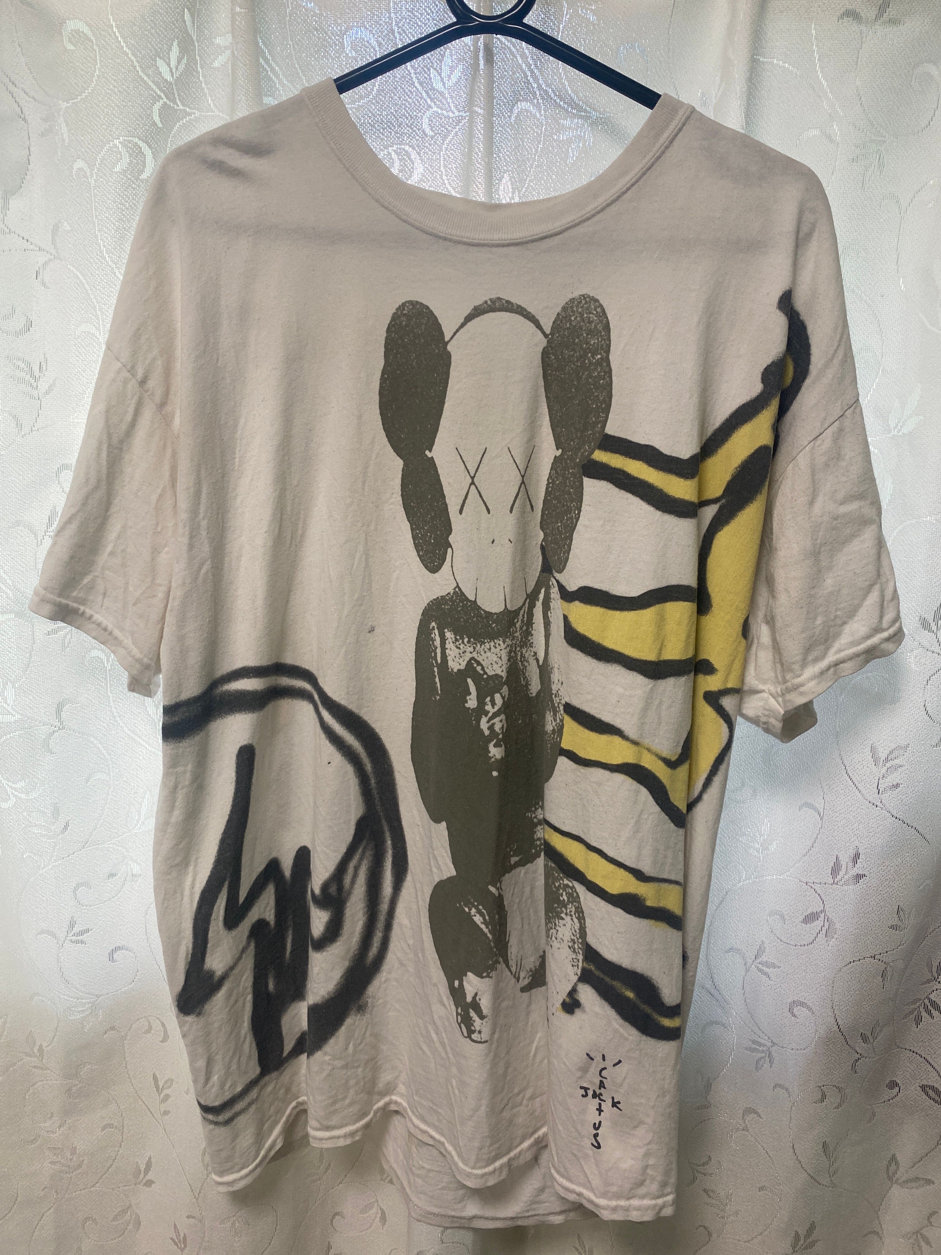 Travis Scott Cactus Jack x KAWS For Fragment Tee "White"