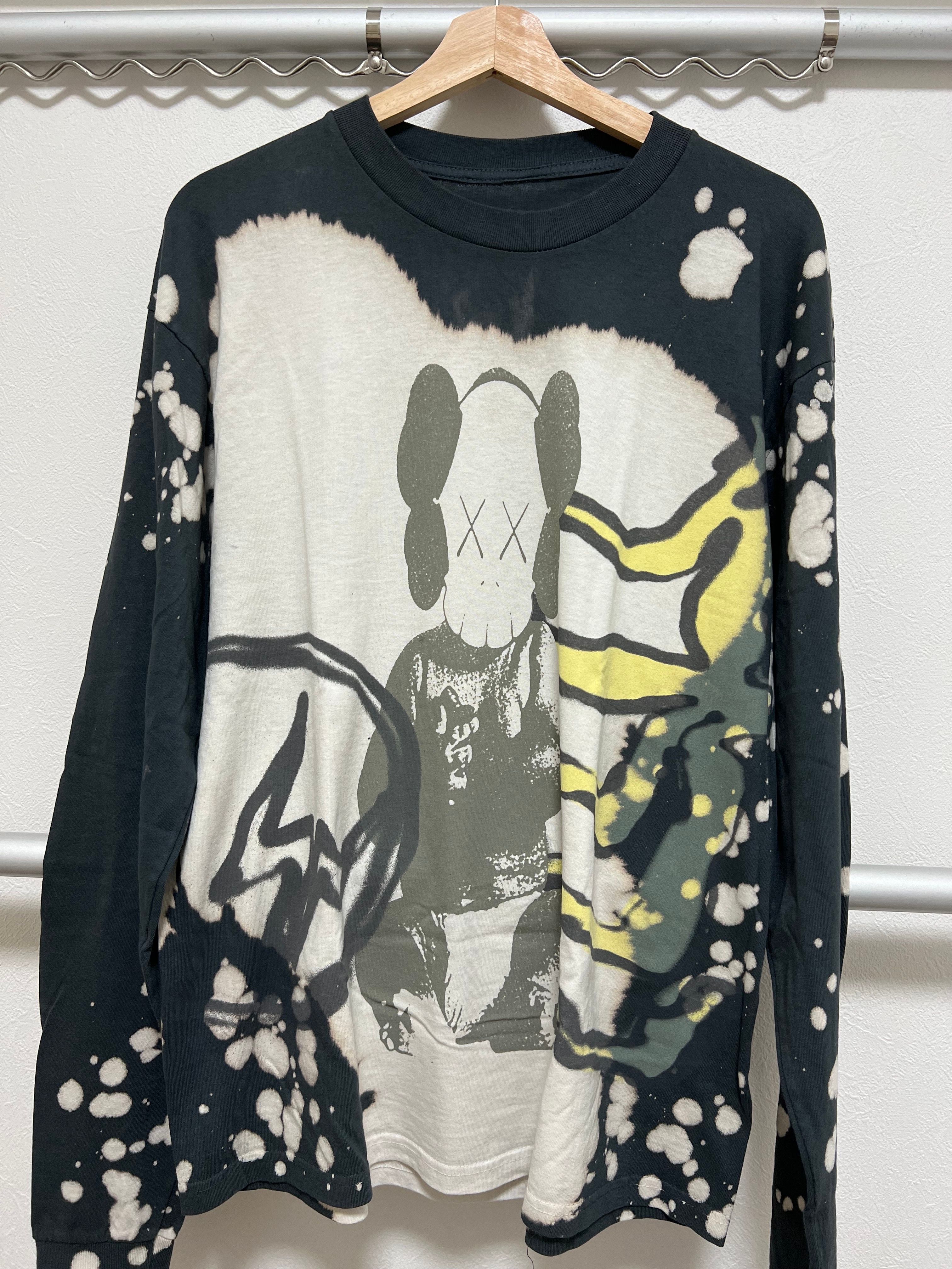 Travis Scott Cactus Jack x KAWS For Fragment L S Tee "Gray"