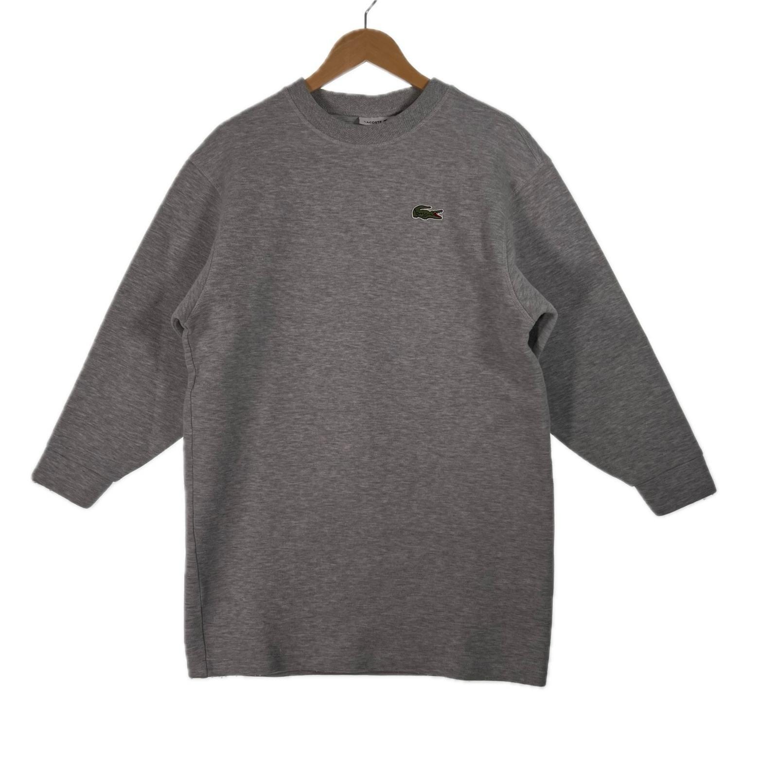 LACOSTE ラコステ ブランドロゴ 秋冬 AW スウェット コットン/ポリエステル グレー ユニセックス 36【古着】【中古】