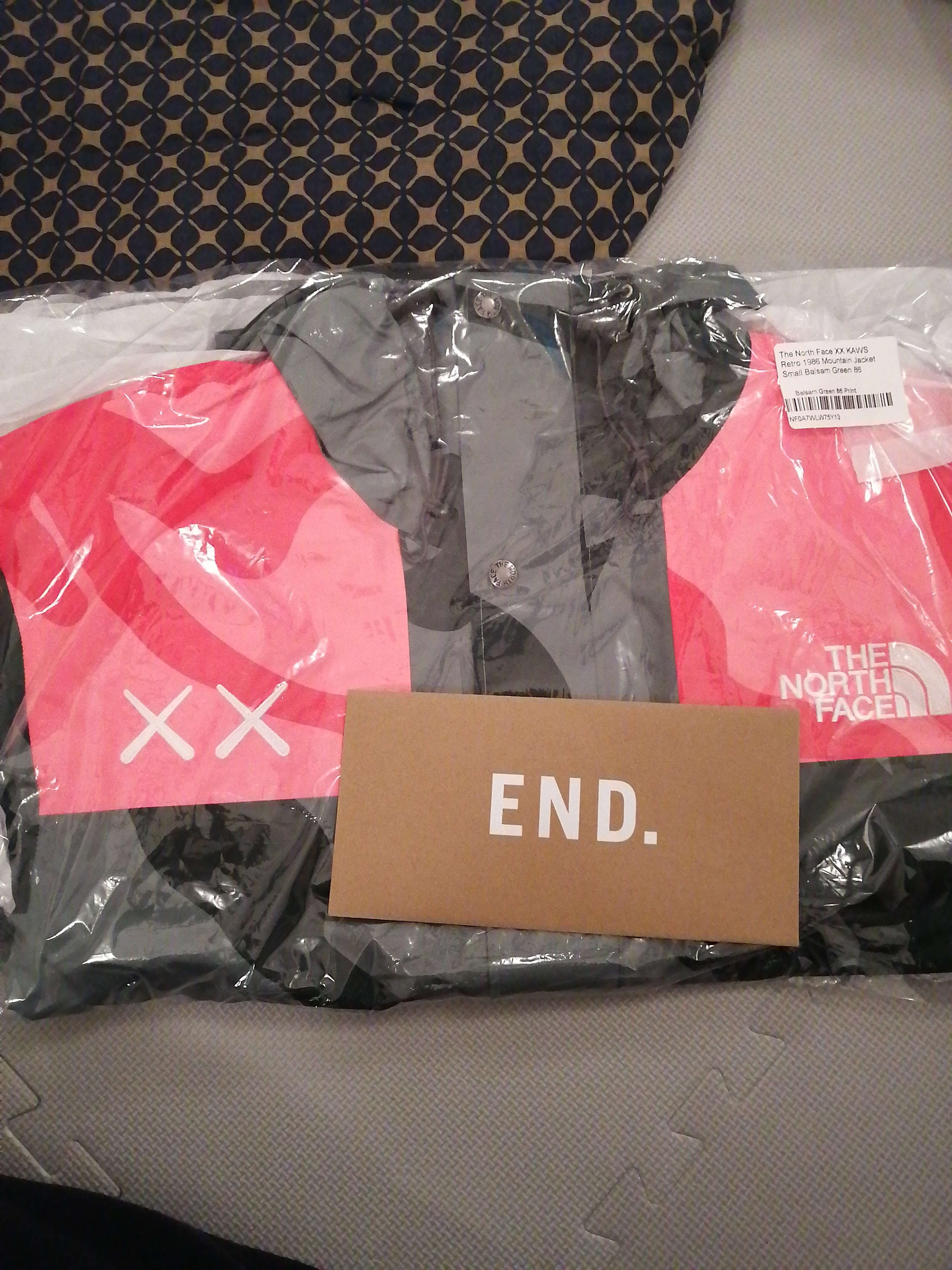 The North Face × Kaws Retro 1986 Mountain Jacket "Balsam Green"