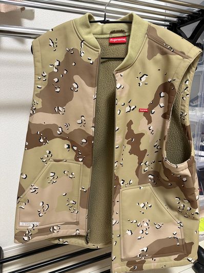Supreme WINDSTOPPER Work Vest "Chocolate Chip Camo"
