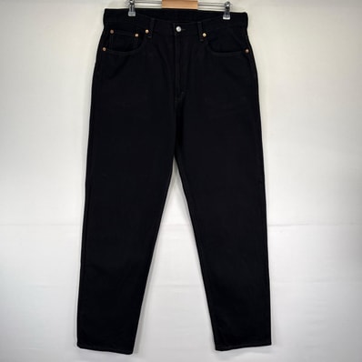 古着 リーバイス Levi's デニム パンツ 550 ジーパン ジーンズ 大きいサイズ ブラックデニム テーパード W38×L36 ブラック系 メンズ