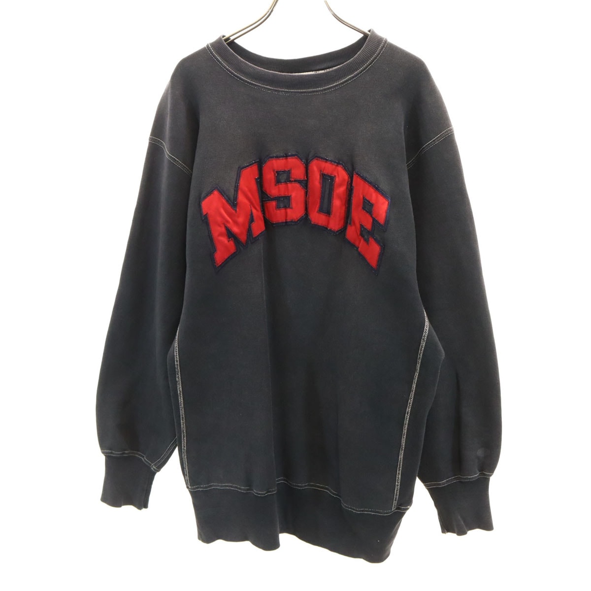 Champion チャンピオン 90s USA製 オールド 刺繍タグ MSOE 長袖 リバースウィーブ スウェット トレーナー XL チャコール 裏起毛