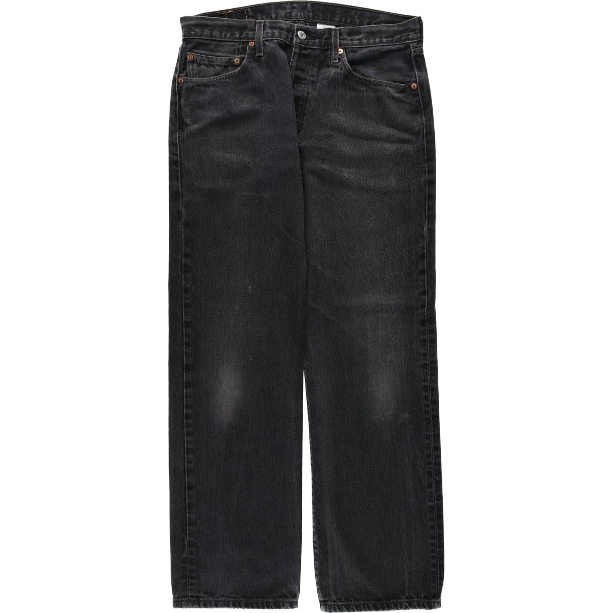 古着 リーバイス Levi's 501 ブラックデニム ストレートデニムパンツ W34L32 メンズw35相当/eaa638374