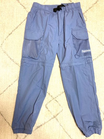 Supreme Mesh Pocket Belted Cargo Pant "Slate"