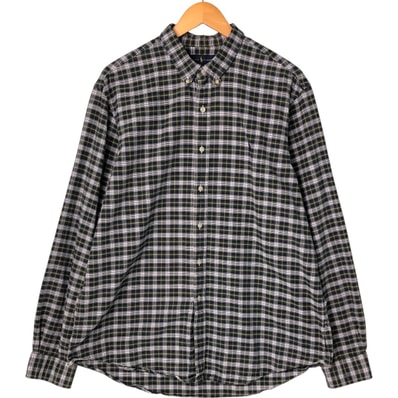 古着 ラルフローレン Ralph Lauren 長袖 ボタンダウンチェックシャツ メンズXL相当/eaa532223