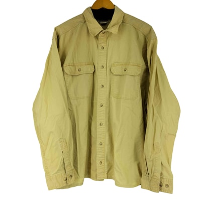 90S コットン L/S ワークシャツ【1142305975405】