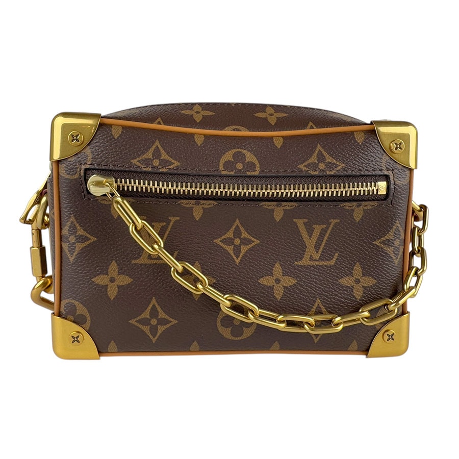 ルイ ヴィトン LOUIS VUITTON ショルダーバッグ モノグラム ミニ ソフトトランク モノグラムキャンバス ブラウン レディース M14729【中古】 z7612