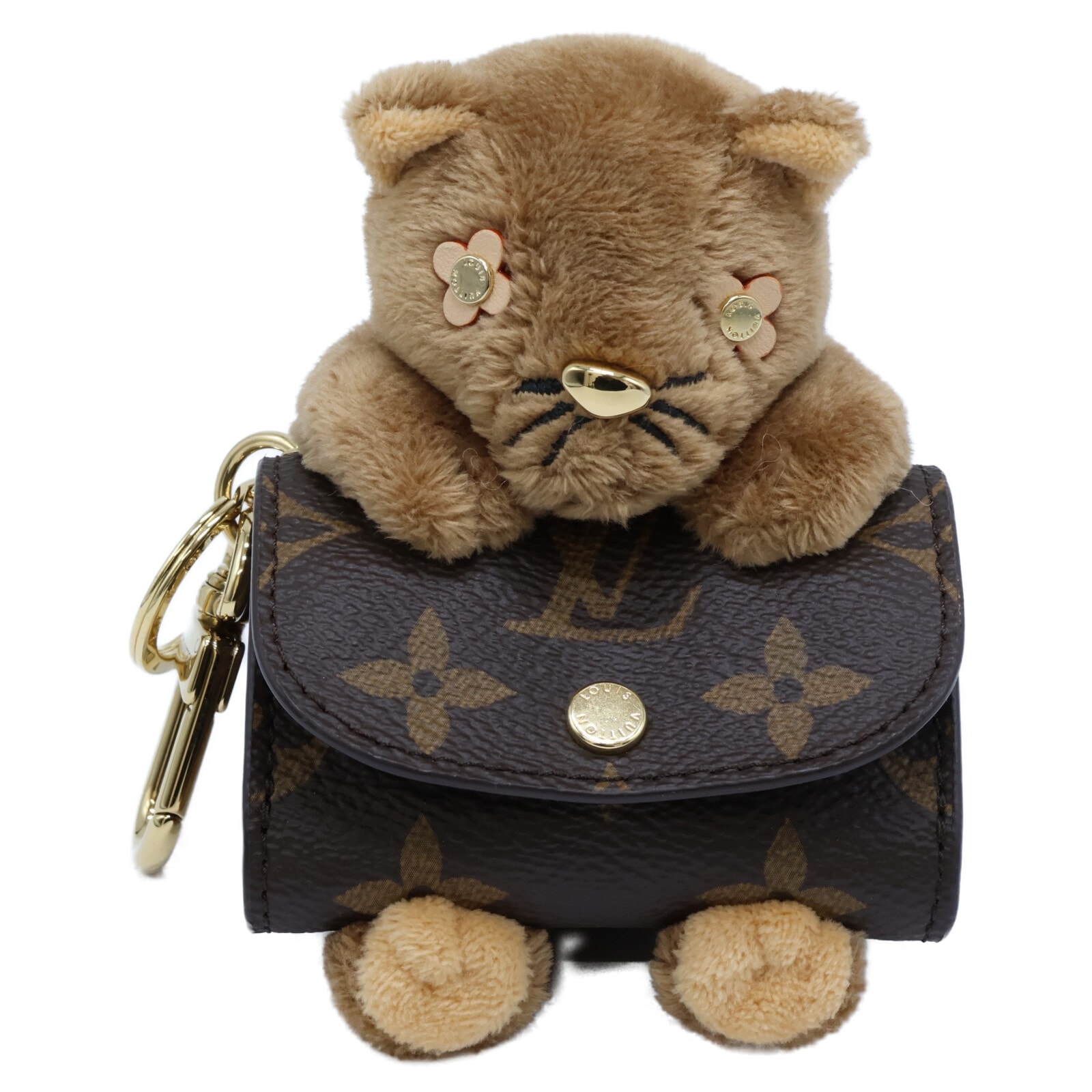 ルイヴィトン 美品 M01561 LVキュートモノグラム バッグチャーム