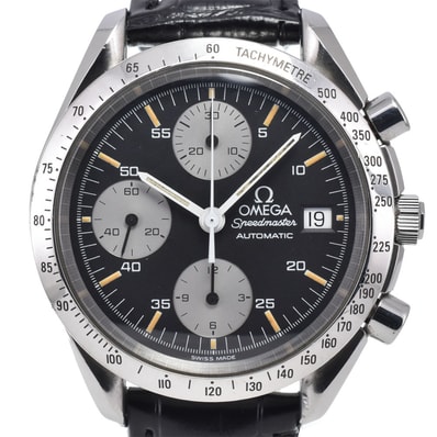 オメガ OMEGA 3511.50 スピードマスター クロノグラフ ブラック 自動巻き メンズ 腕時計 L#146711