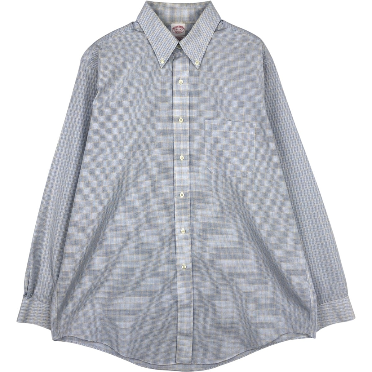 古着 ブルックスブラザーズ Brooks Brothers Est.1818 TRADITIONAL FIT 長袖 ボタンダウンチェックシャツ メンズXL相当/eaa619061
