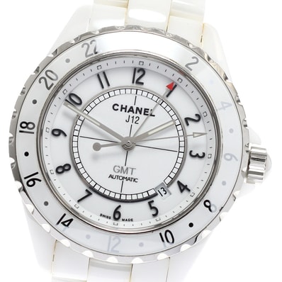 ★保 シャネル J12 GMT デイト H2126 自動巻き メンズ 【中古】
