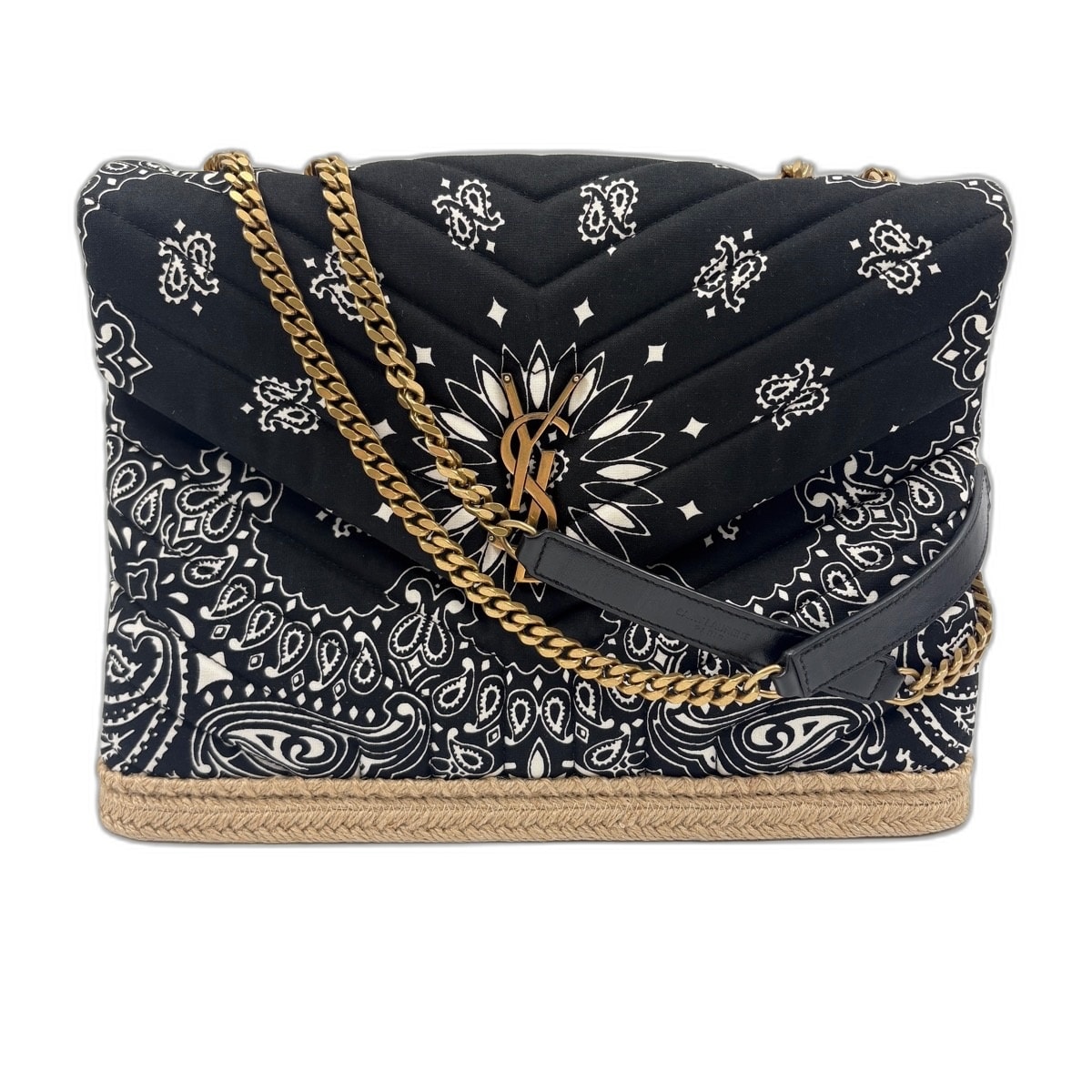 イヴ・サンローラン YSL ルル ハンドバッグ【中古】