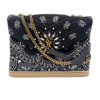 イヴ・サンローラン YSL ルル ハンドバッグ【中古】