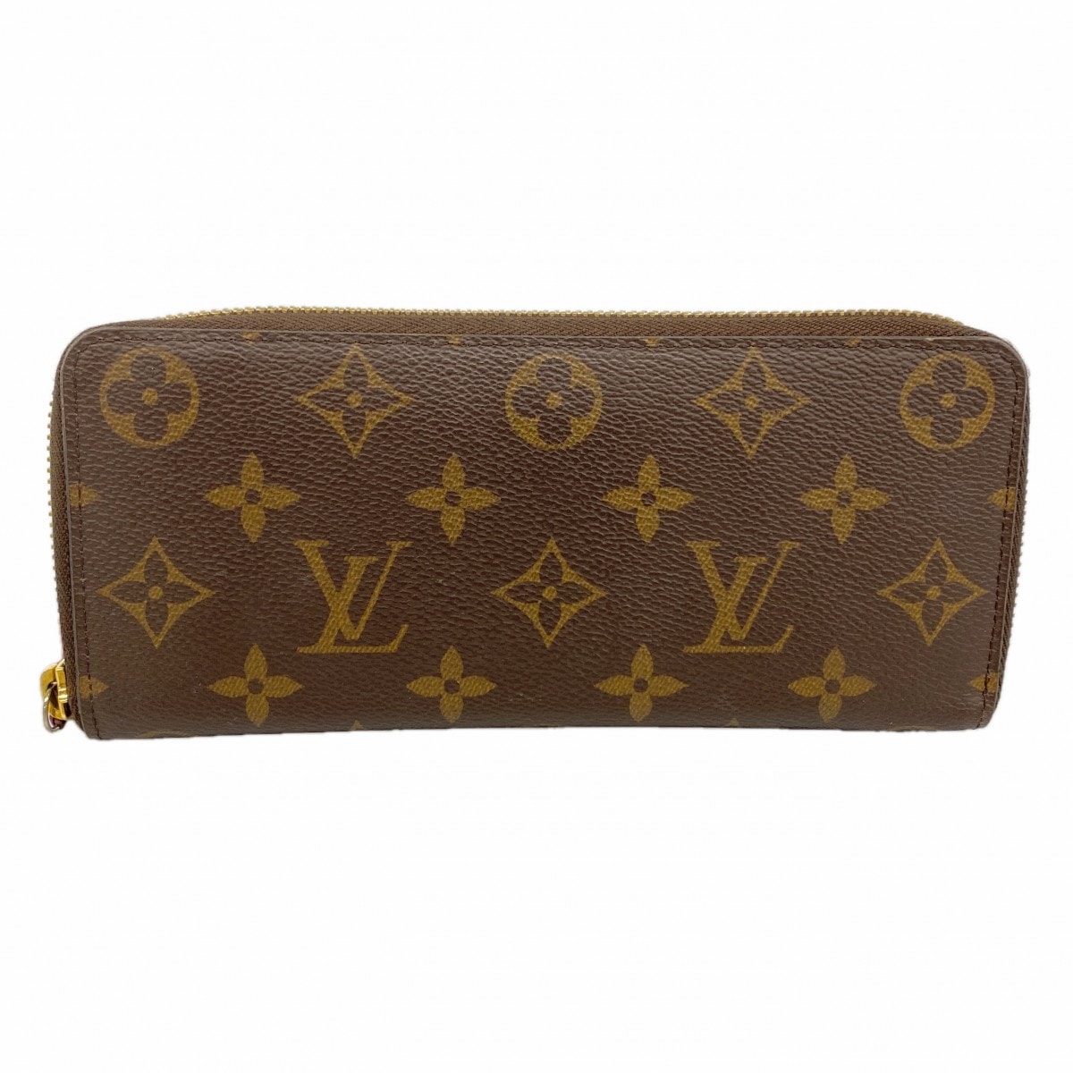 【6dc2408】ルイヴィトン 長財布 モノグラム ポルトフォイユクレマンス M60742 フューシャ【中古】レディース