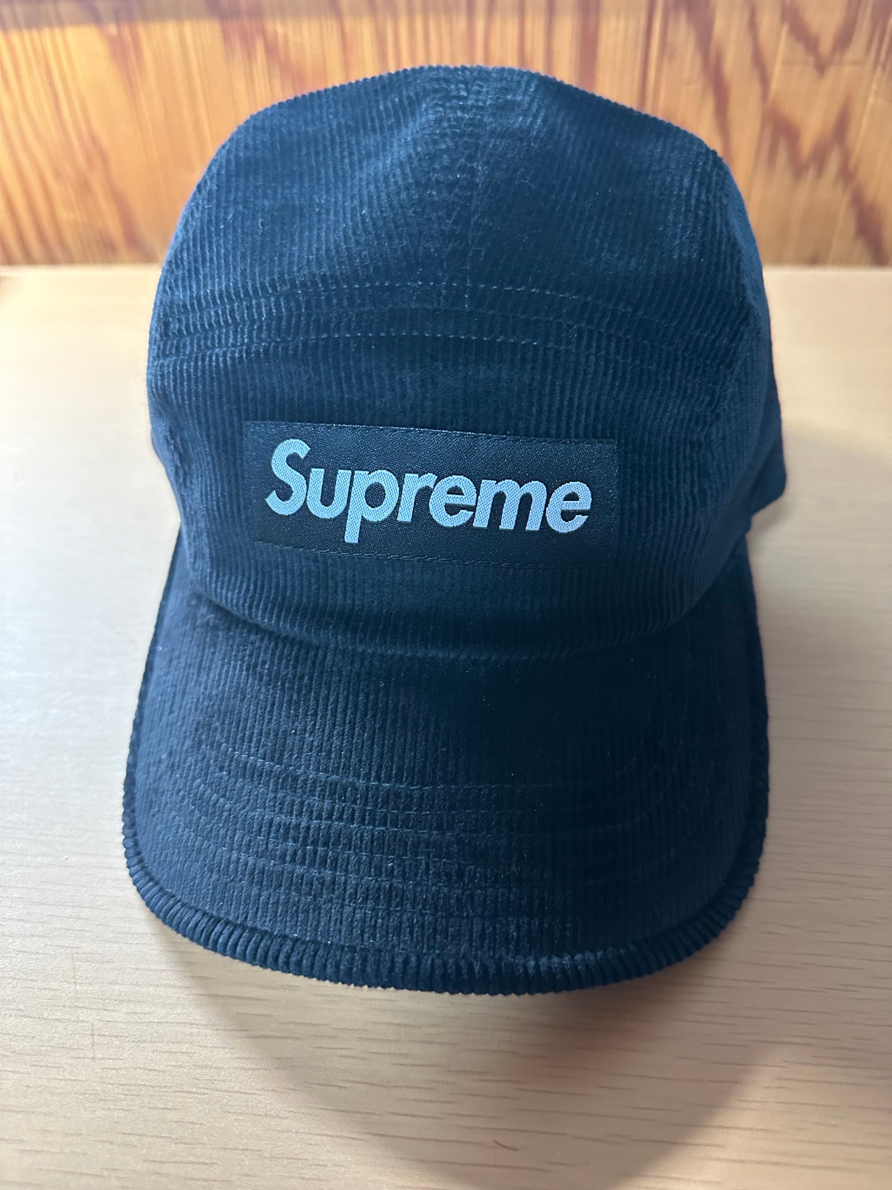 Supreme Corduroy Camp Cap "Black"