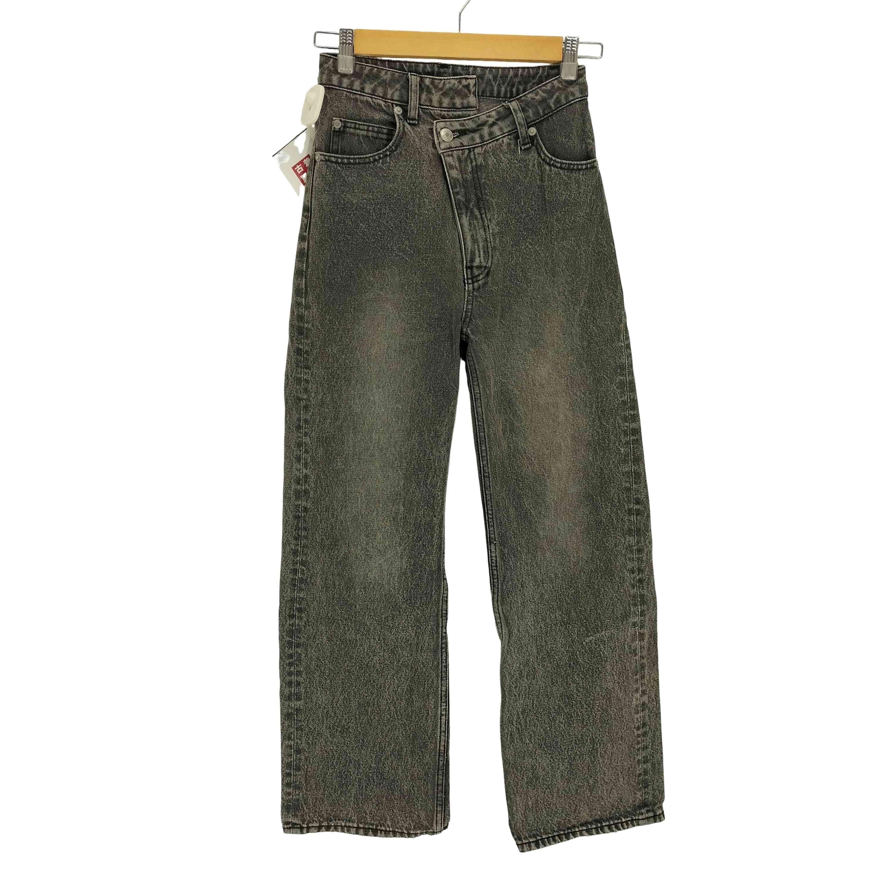 ASSYMETRIC WAIST DENIM PANTS【1143804884328】