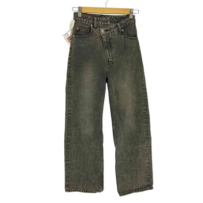ASSYMETRIC WAIST DENIM PANTS【1143804884328】