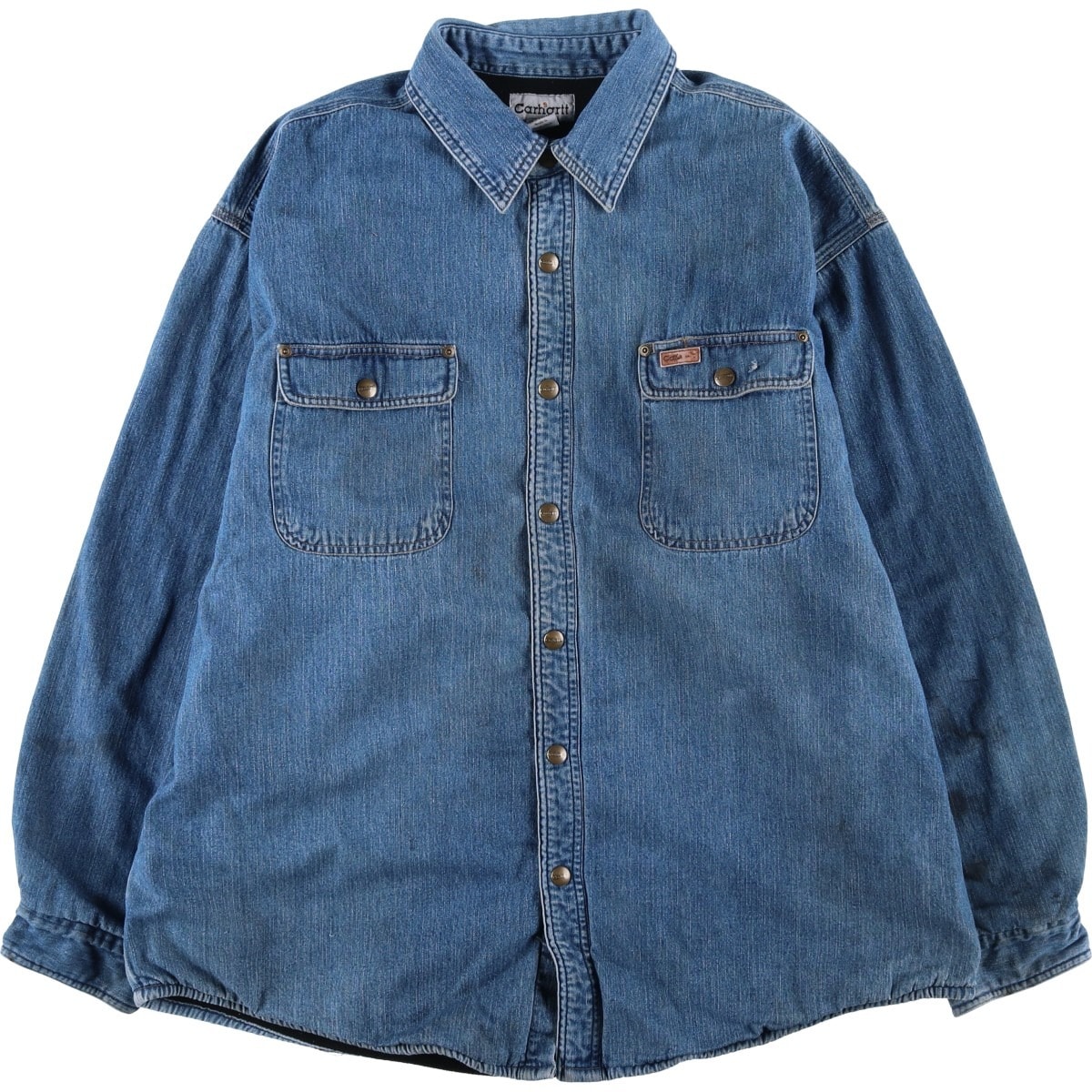 古着 00年代 カーハート Carhartt デニムシャツジャケット メンズXL相当/eaa613141