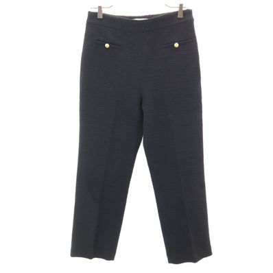 ZARA コットンツイード ロングパンツ
