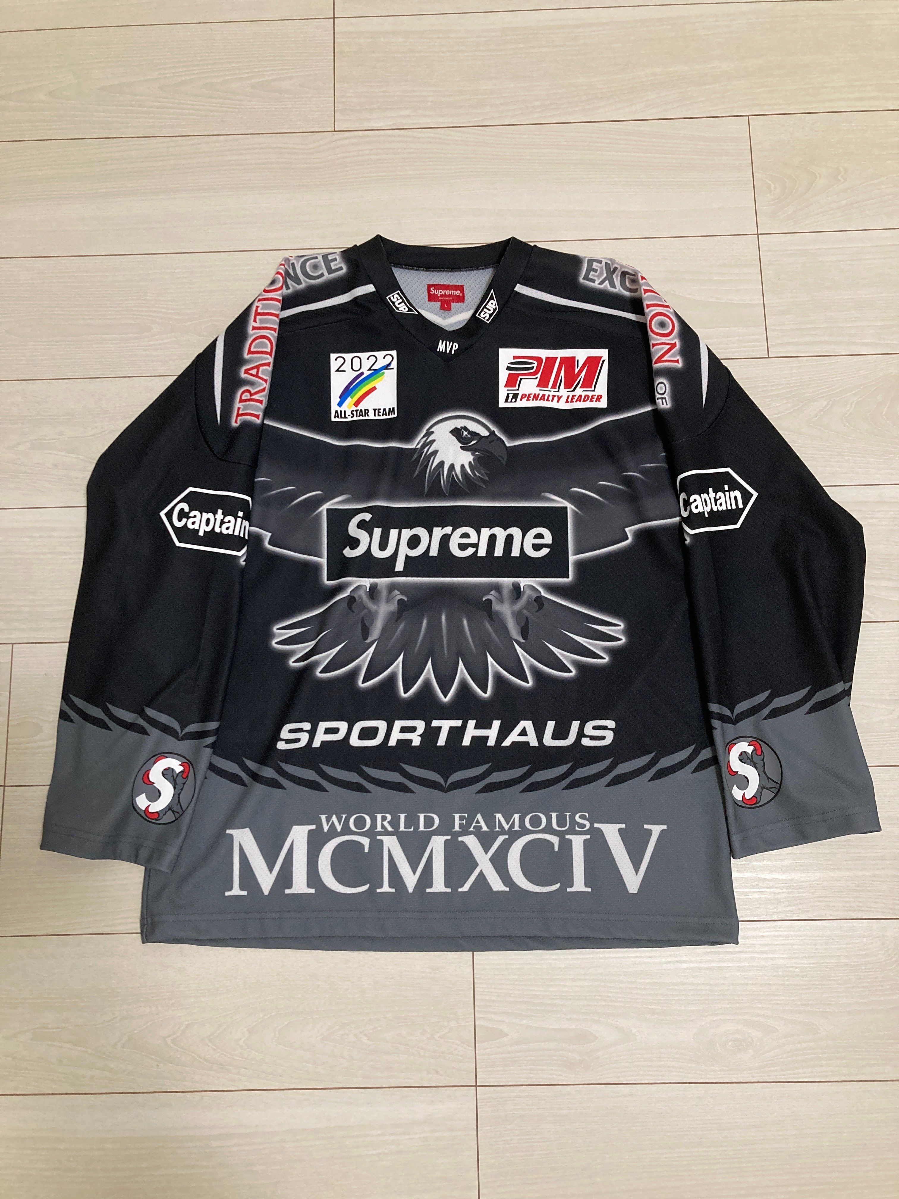 Supreme Eagle Moto Jersey "Black"