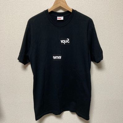 Supreme / Comme des Garçons SHIRT® Split Box Logo Tee "Black"