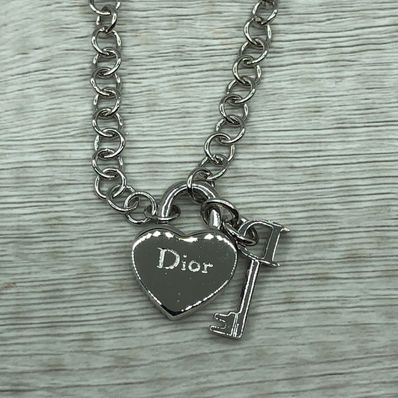 Dior Heart Key Bracelet "Silver"