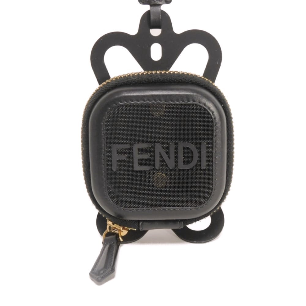 FENDI フェンディ フォンホルダー ポーチ iphone メッシュ カーフ
