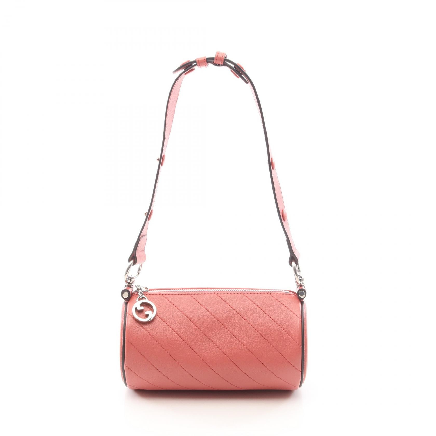 グッチ GUCCI ブロンディ ショルダーバッグ バッグ レザー レディース ピンク系 760170 【中古】