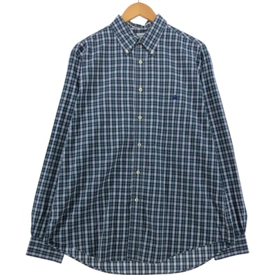 古着 ブルックスブラザーズ Brooks Brothers 1818 長袖 ボタンダウンチェックシャツ メンズL相当/eaa564050