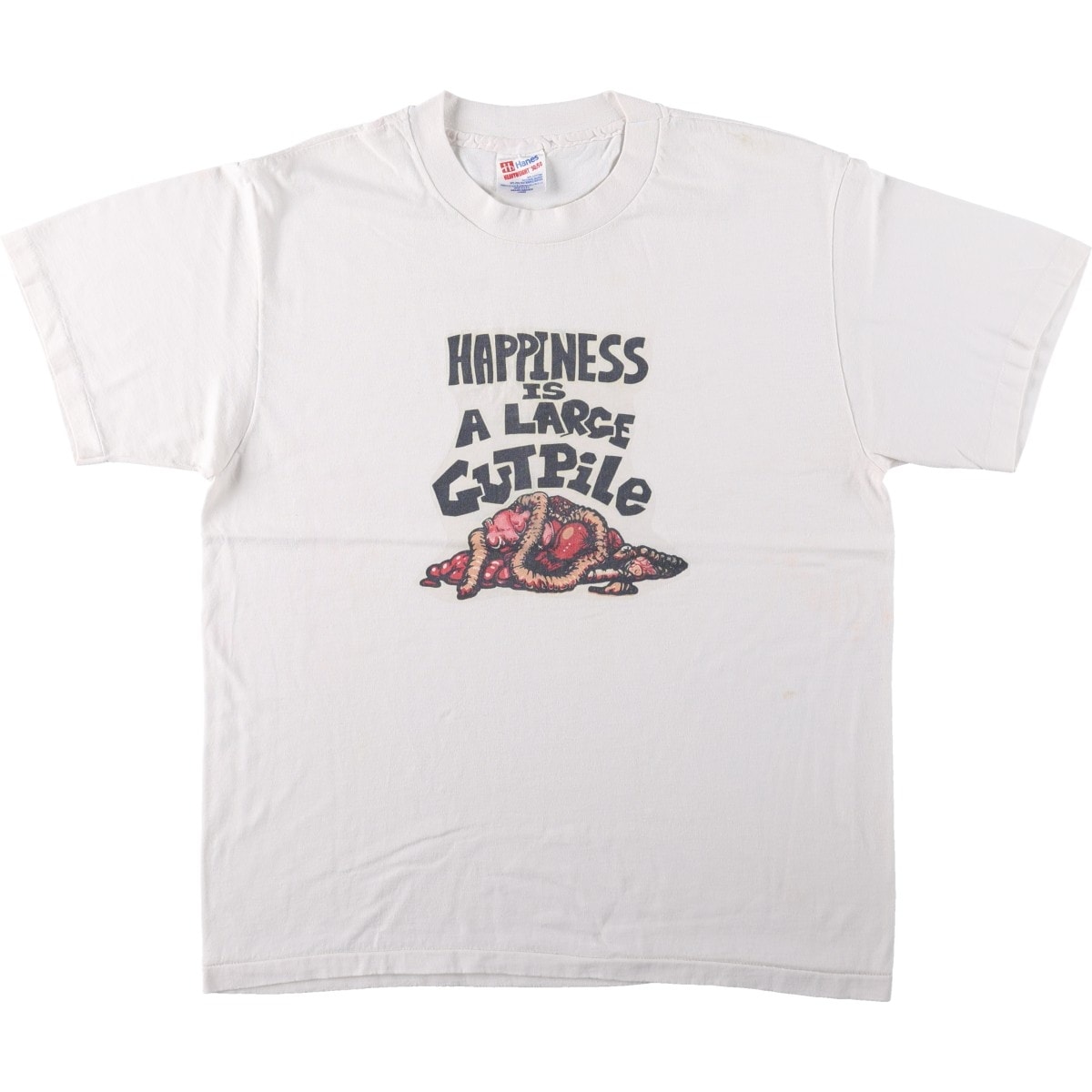 古着 90年代 ヘインズ Hanes HEAVYWEIGHT 50/50 メッセージプリントTシャツ USA製 メンズL相当 ヴィンテージ/eaa626777