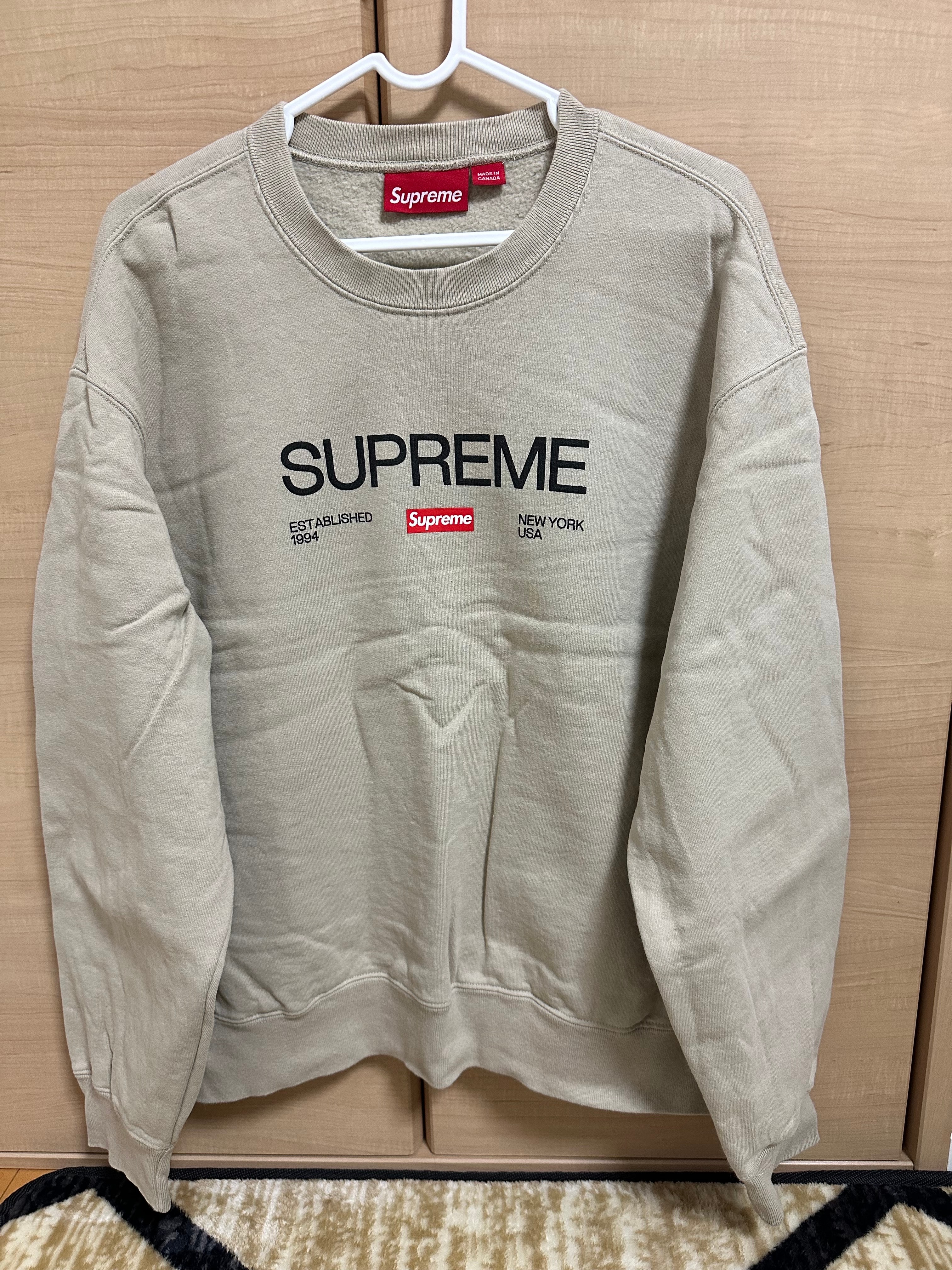 Supreme Established Crewneck "Clay"