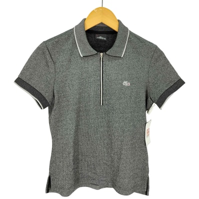 TECHNO POLO BY TOM DIXON ハーフジップ ラメ ニットポロシャツ【1143716195635】