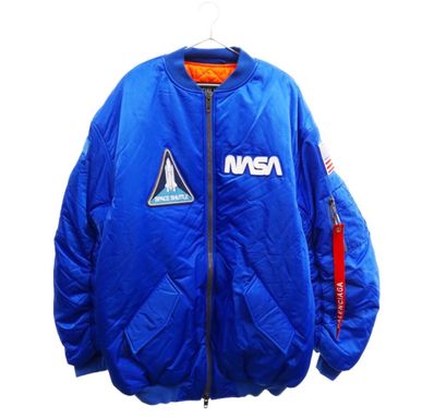 BALENCIAGA Nasa Space Bomber Jacket "Black"
