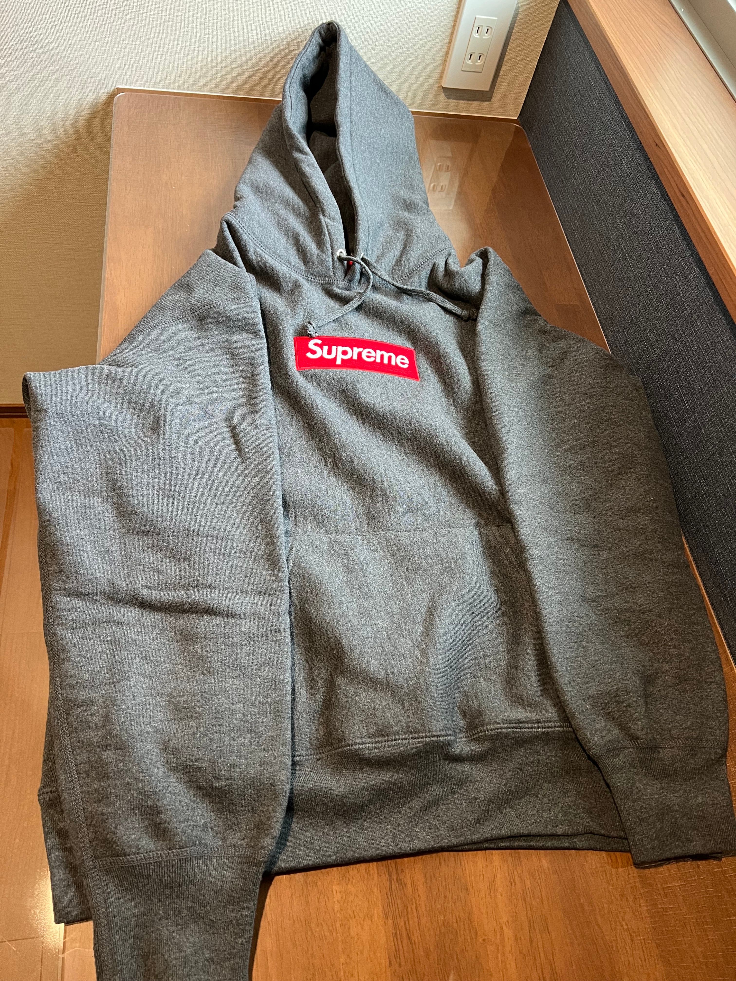 Supreme Box Logo Hooded Sweatshirt "Charcoal" (21FW)